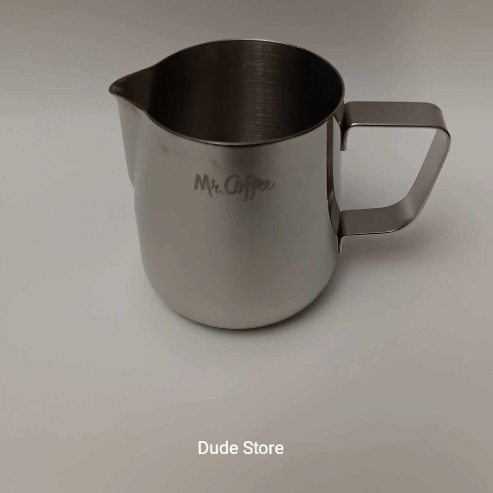 Mr. Coffee Espresso Maker BVMC-ECM180 Stainless Frothing Creamer - 12 oz Mug